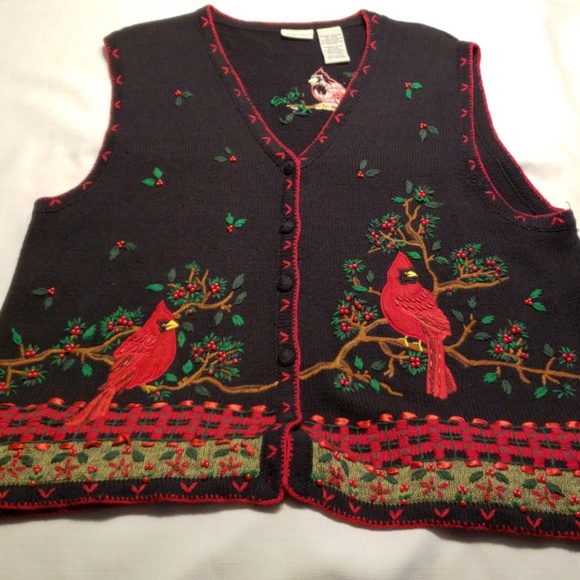 plus size christmas sweater vest